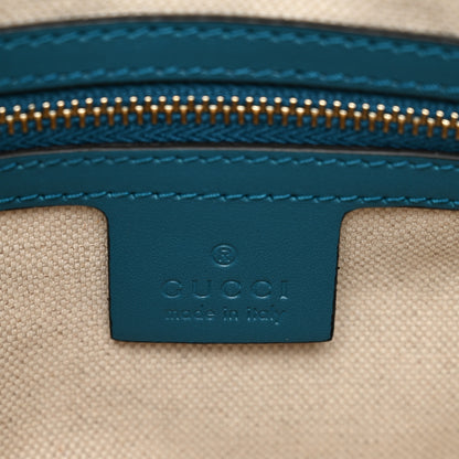Gucci Monogram Small Boston Beige Deep Cobalt 6 of 13