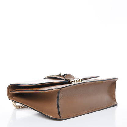 Valentino Garavani Vitello Medium Glam Lock Rockstud Flap Nocciola 4 of 14