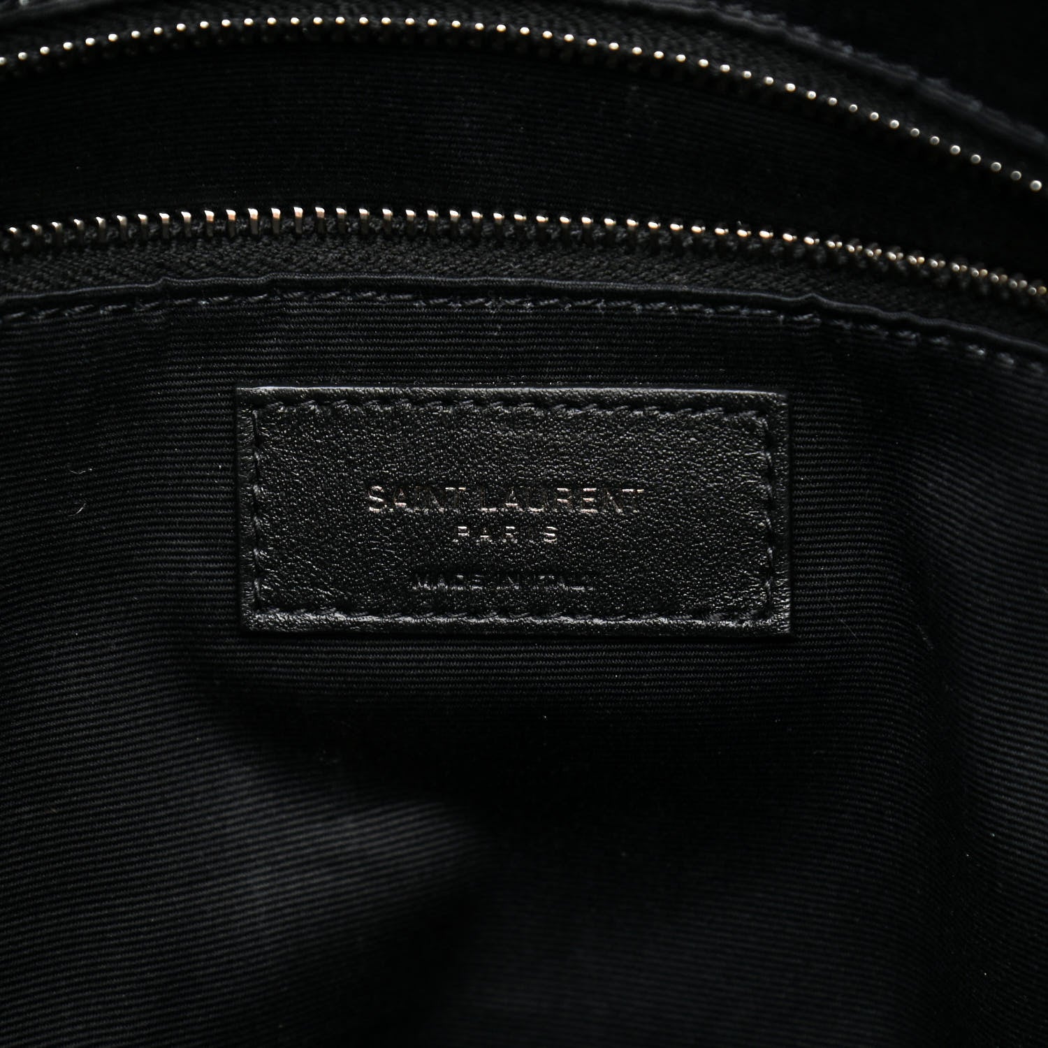 Saint Laurent Crinkled Calfskin Matelasse Monogram Medium Niki Shopper Tote Black 6 of 10