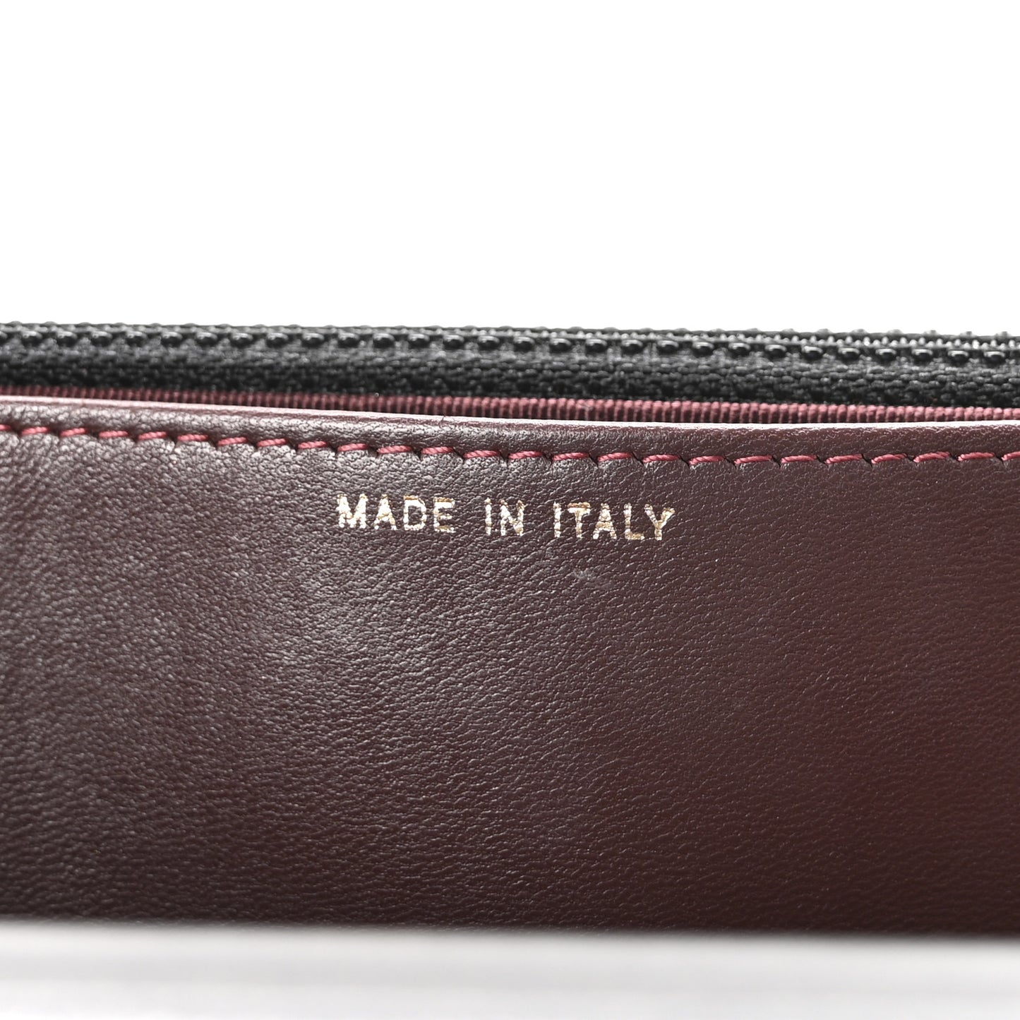 Lambskin Quilted Wallet On Chain WOC Black