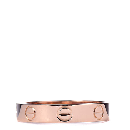 Cartier 18K Pink Gold 3.5mm LOVE Wedding Band Ring 53 6.5 1 of 5