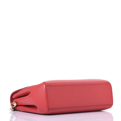 Christian Dior Calfskin Small Diorling Red 4 of 12