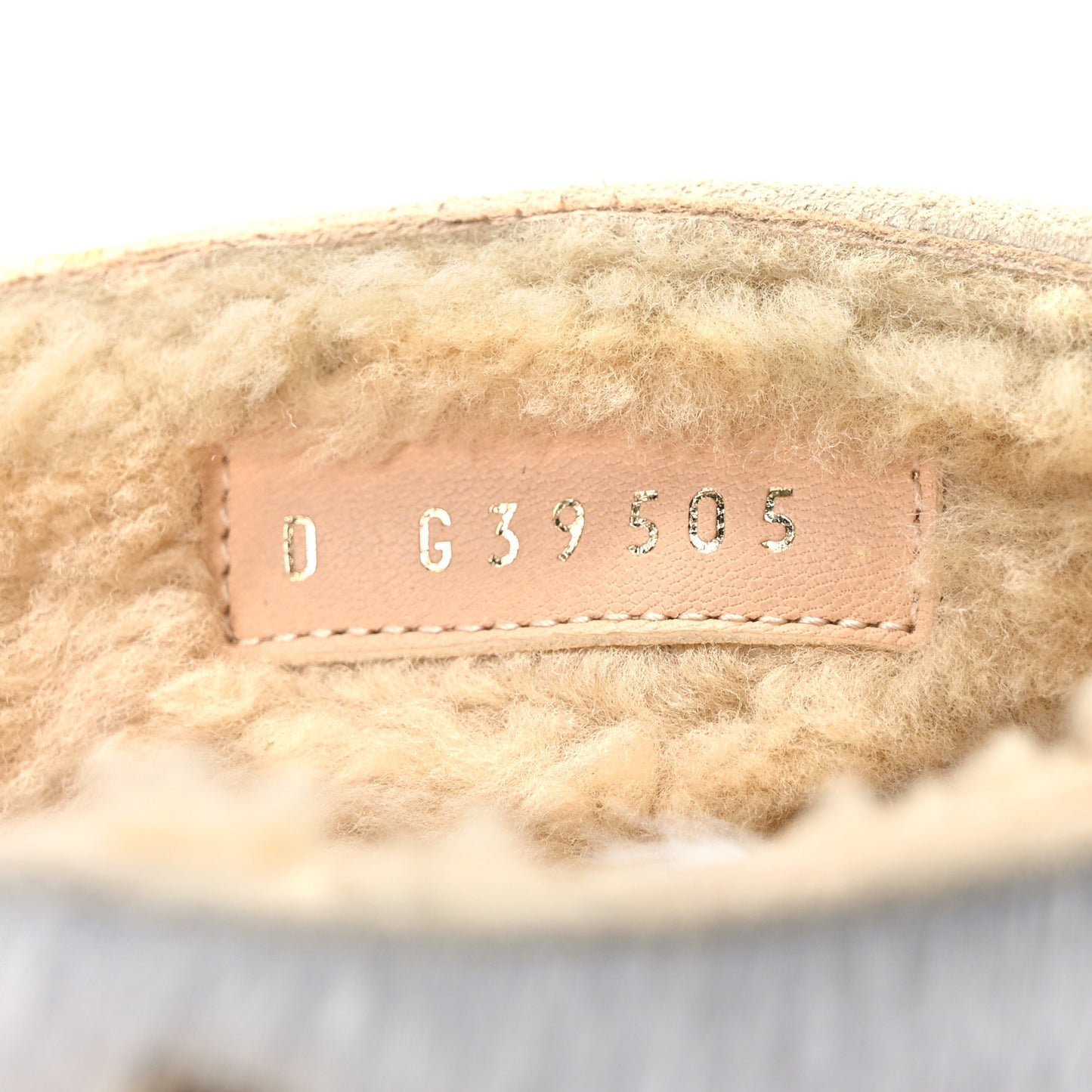 Suede Pony Hair Shearling Lace Up Combat Boots 38.5 White Black