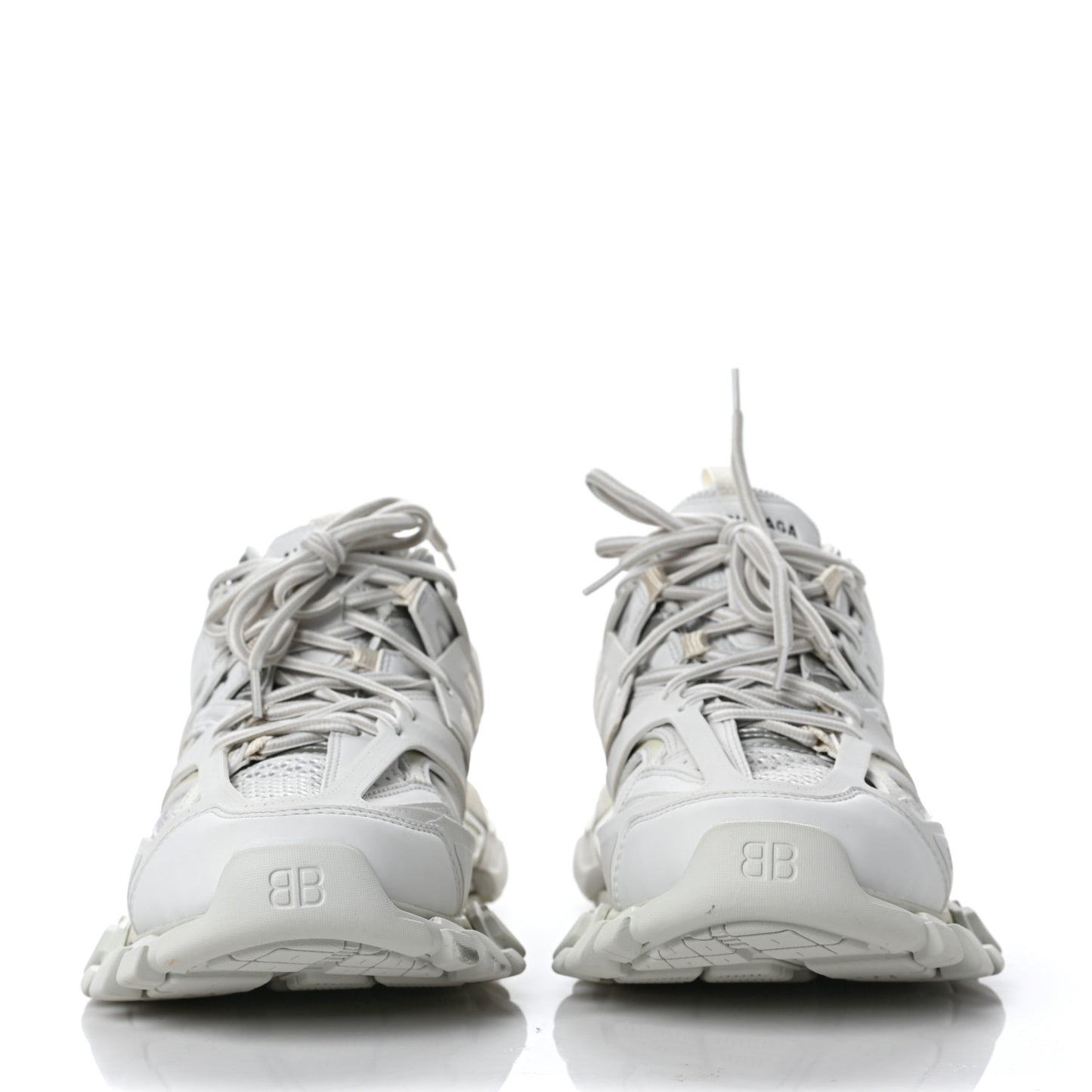 Mesh Nylon Womens Track Sneakers 40 White