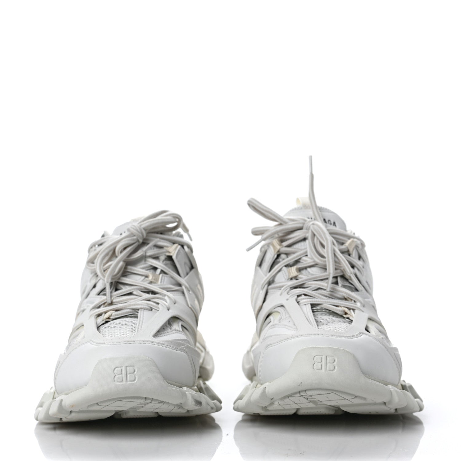 Balenciaga Mesh Nylon Womens Track Sneakers 40 White 2 of 10