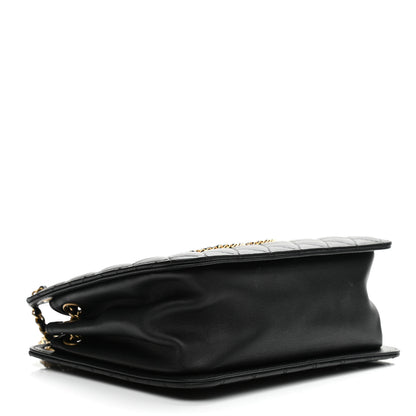 Chanel Calfskin Quilted CC Chain Accordion Tote Black 4 of 12