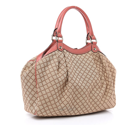 Gucci Diamante Medium Sukey Tote Coral 2 of 14