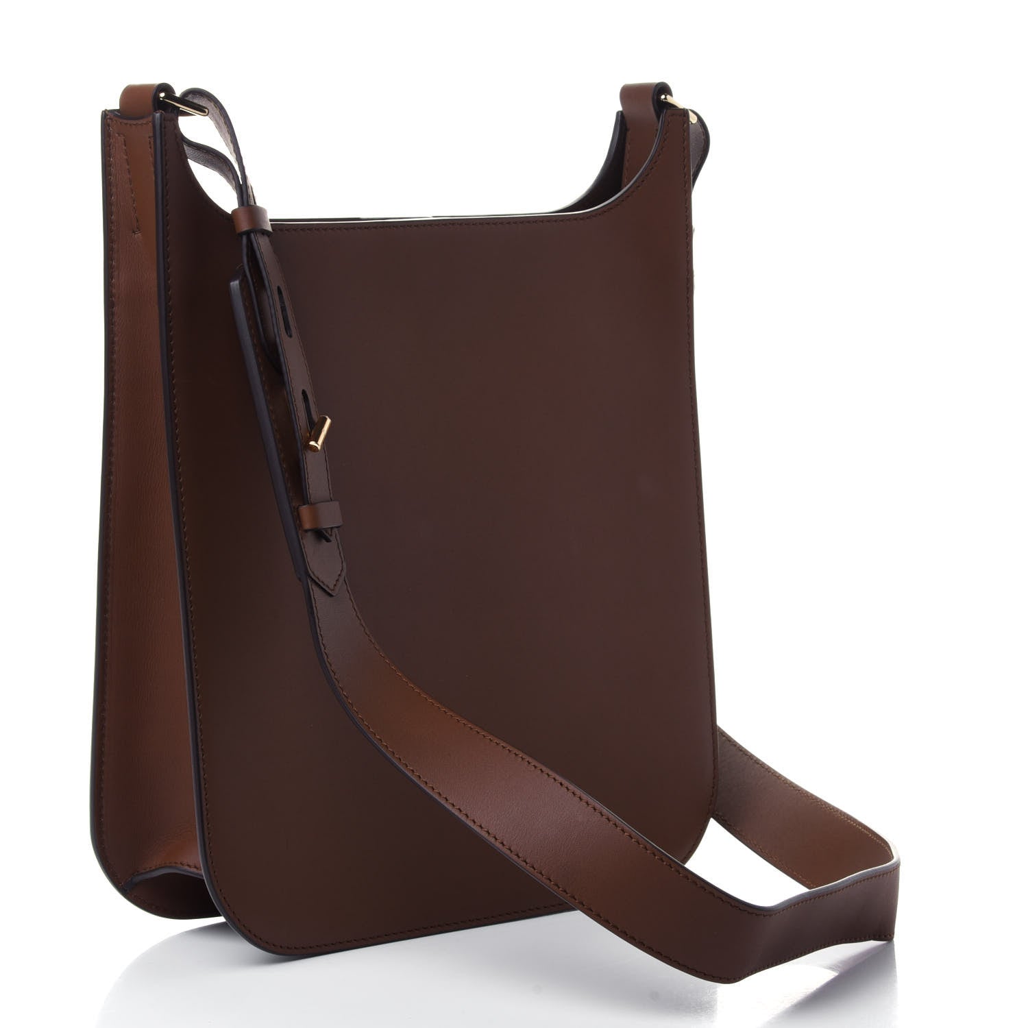 Tom Ford Calfskin T Twist Crossbody Bag Brown 2 of 4