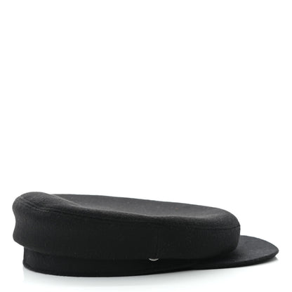 Hermes Cashmere Womens Deauville Cap 58 Black 6 of 9