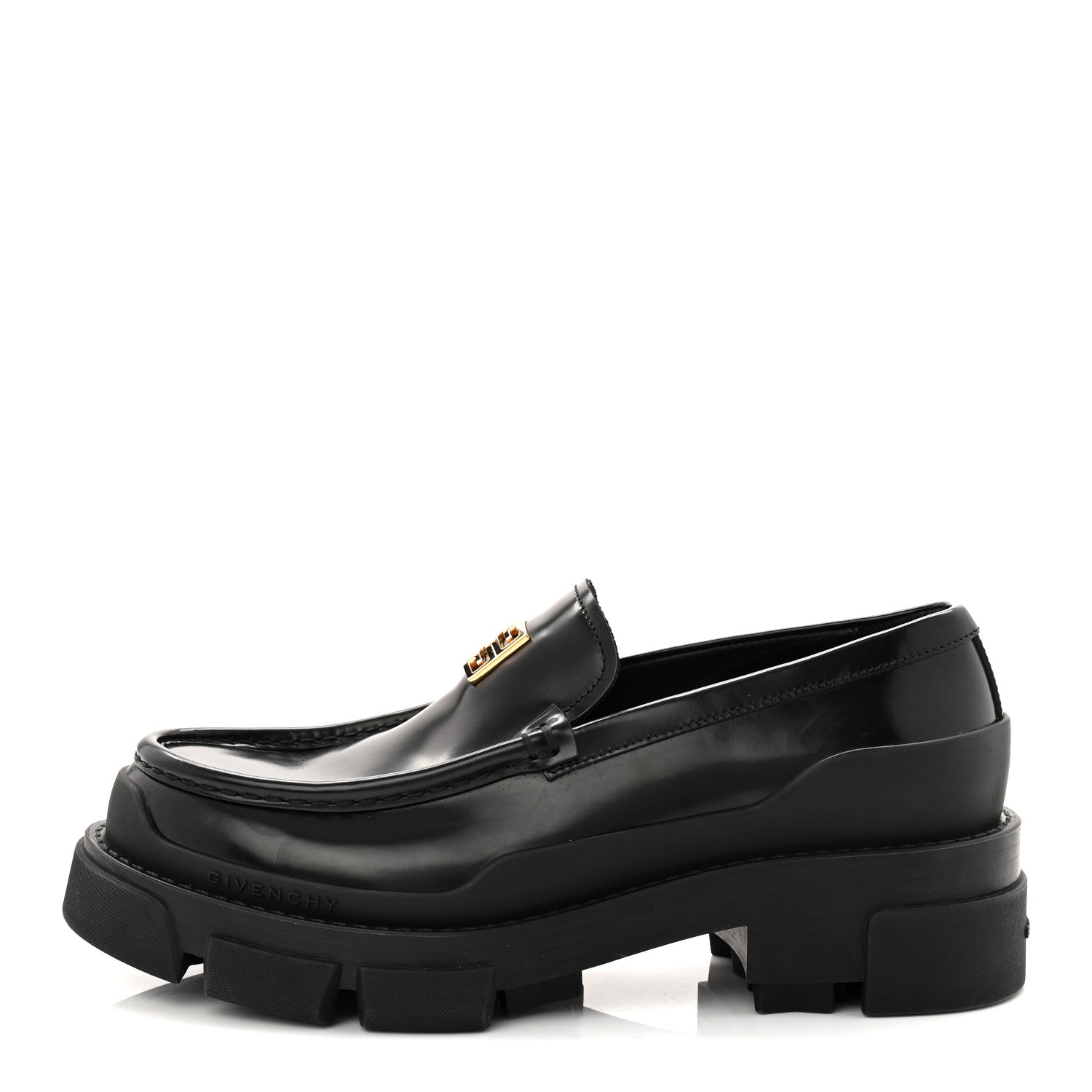 Givenchy Calfskin Terra Moccassins 37.5 Black 1 of 11
