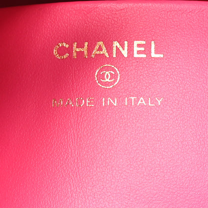 Chanel Shiny Crumpled Calfskin Quilted Nano 31 Shopping Bag Pink 7 of 11