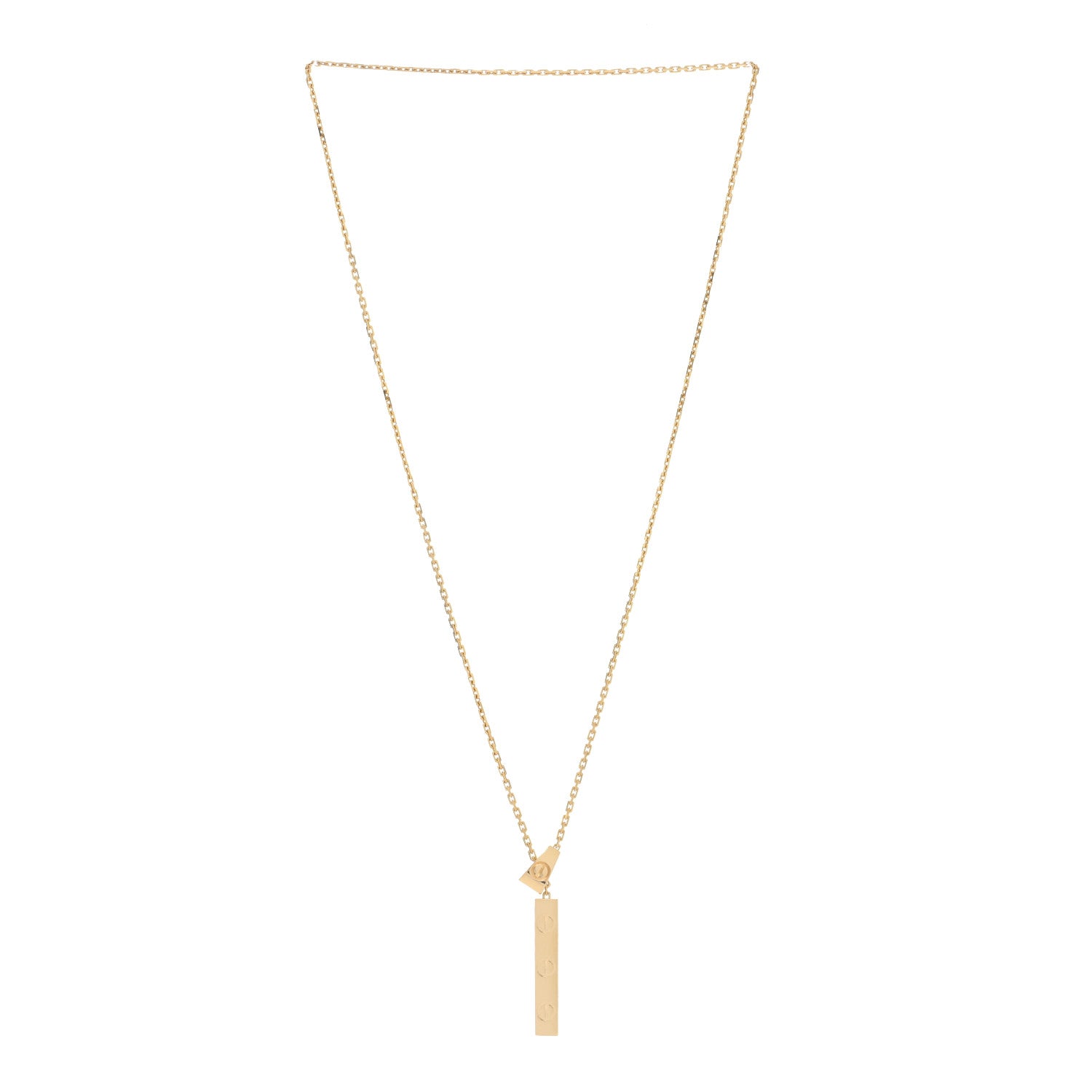 Cartier 18K Yellow Gold LOVE Lariat Necklace 2 of 5