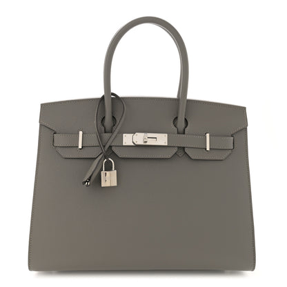 Hermes Epsom Birkin Sellier 30 Gris Meyer 1 of 12