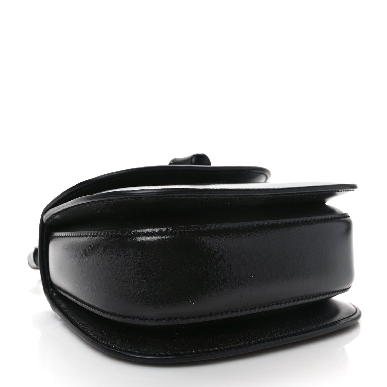 Gucci Boarded Dyana Lux Calfskin Web Monochrome Mini Bamboo 1947 Top Handle Bag Black 4 of 10