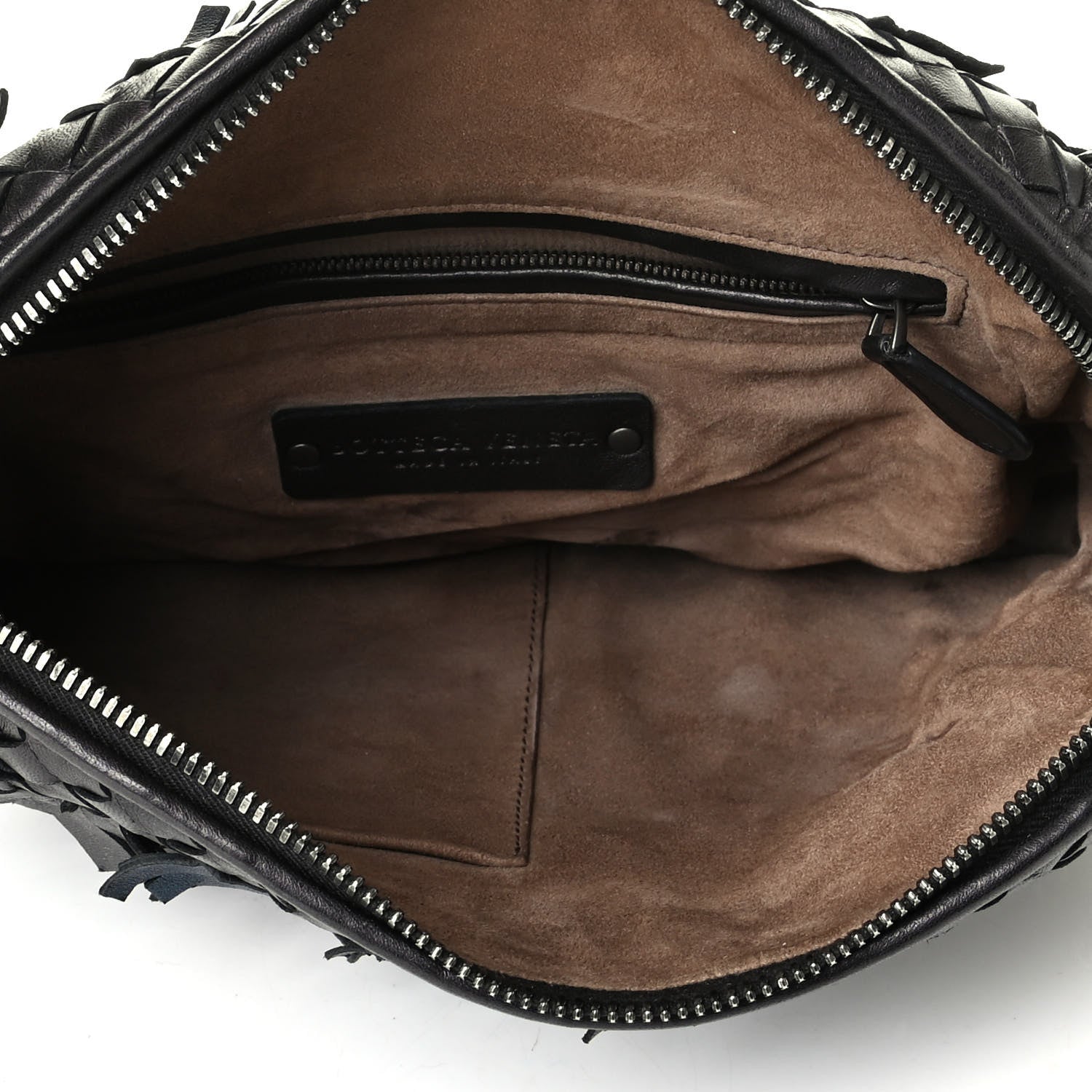Bottega Veneta Nappa Intrecciato Fringe Studded Nodini Crossbody Messenger Multicolor 4 of 7