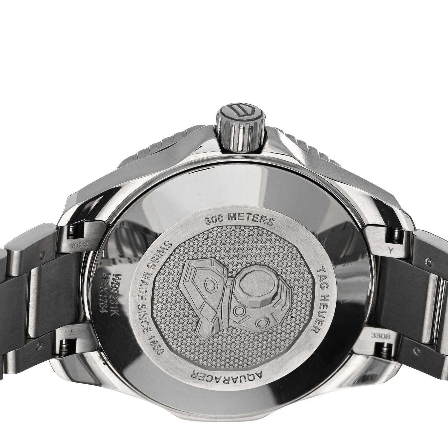 Tag Heuer Stainless Steel Diamond 36mm Aquaracer Automatic Watch Green WBP231K 4 of 5