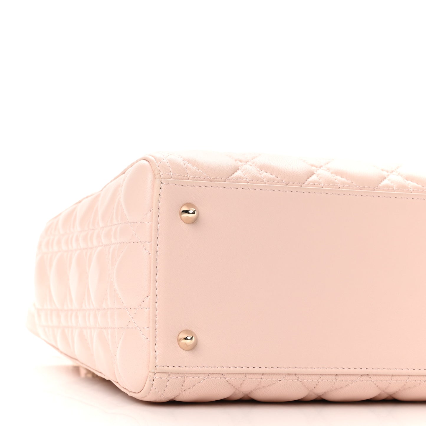 Lambskin Cannage Medium Lady Dior Light Pink