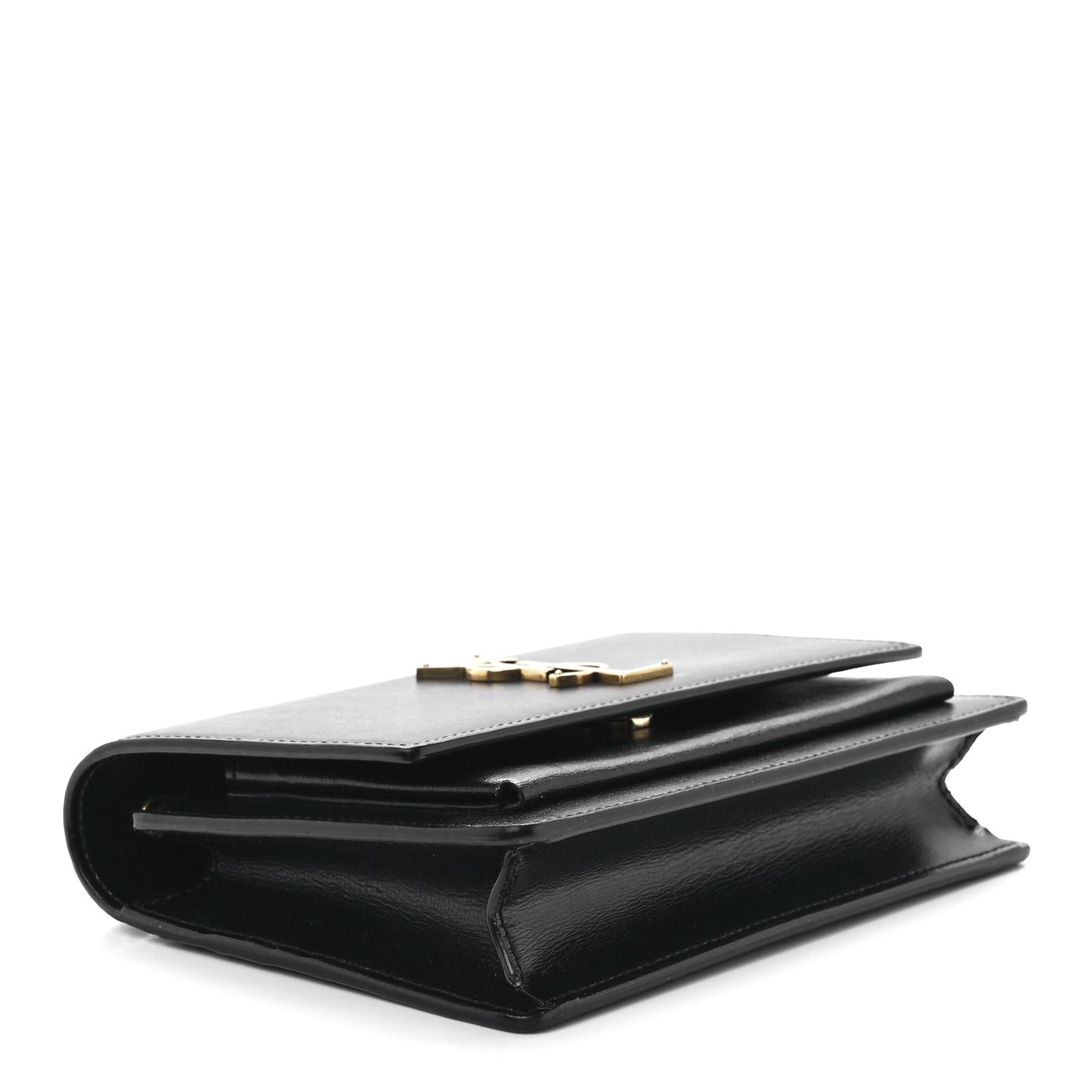 Calfskin Monogram Sunset Chain Wallet Black