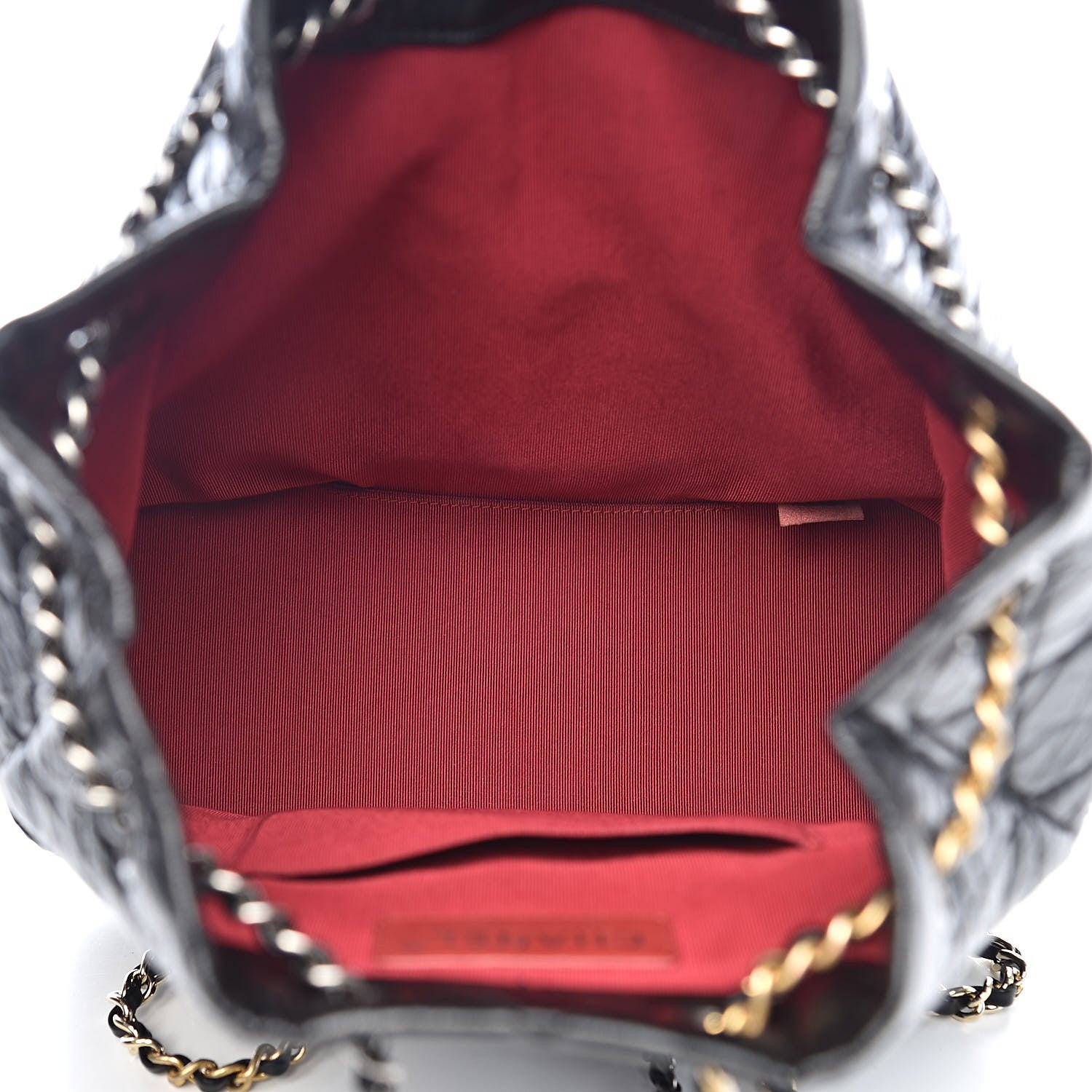 Chanel Aged Calfskin Quilted Small Gabrielle Backpack Black 5 of 12