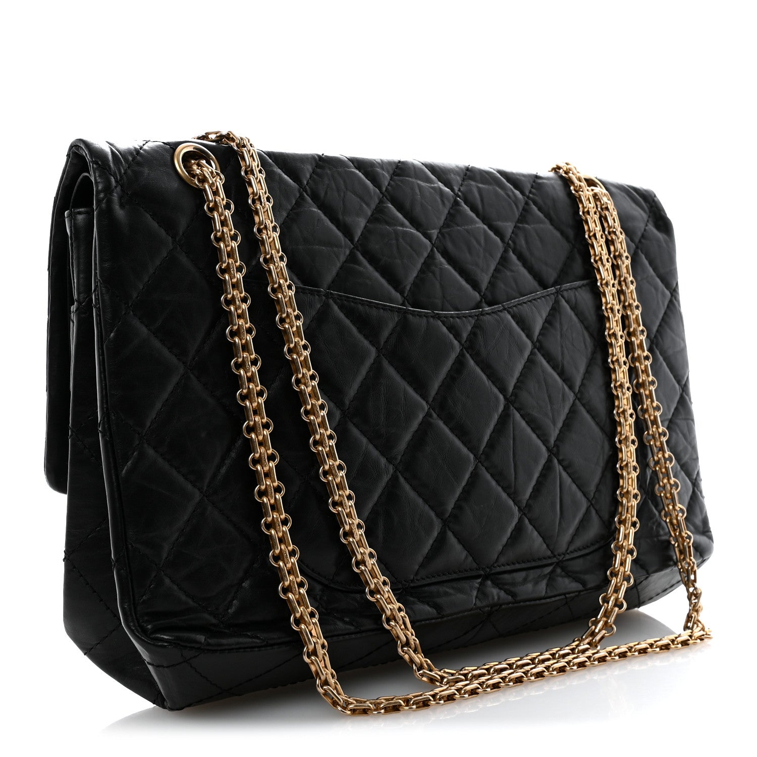 Chanel Aged Calfskin Quilted 2.55 Reissue 227 Flap Black 3 of 12