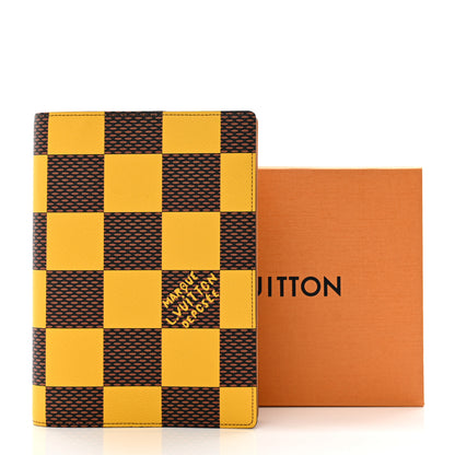 Louis Vuitton Damier Pop Auguste Notebook Cover Yellow 8 of 8