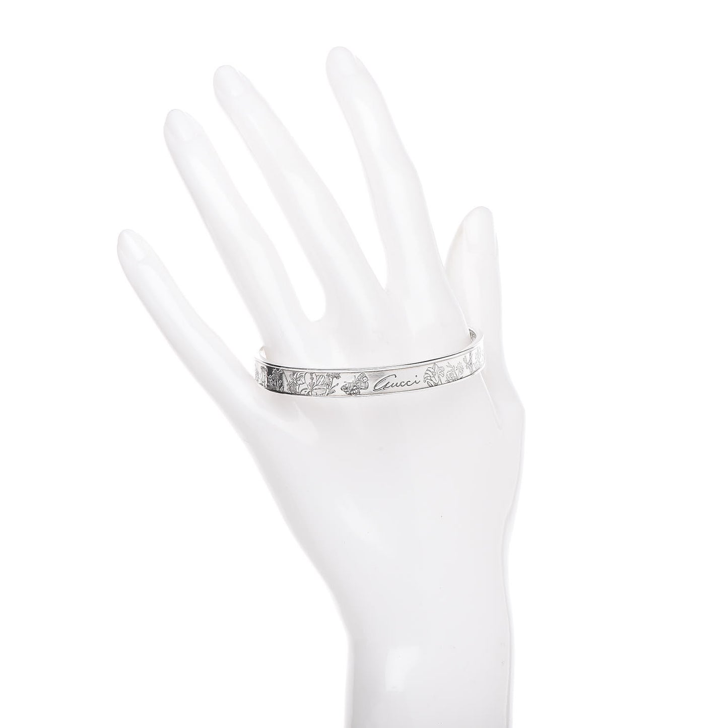 Sterling Silver Flora Cuff Bracelet