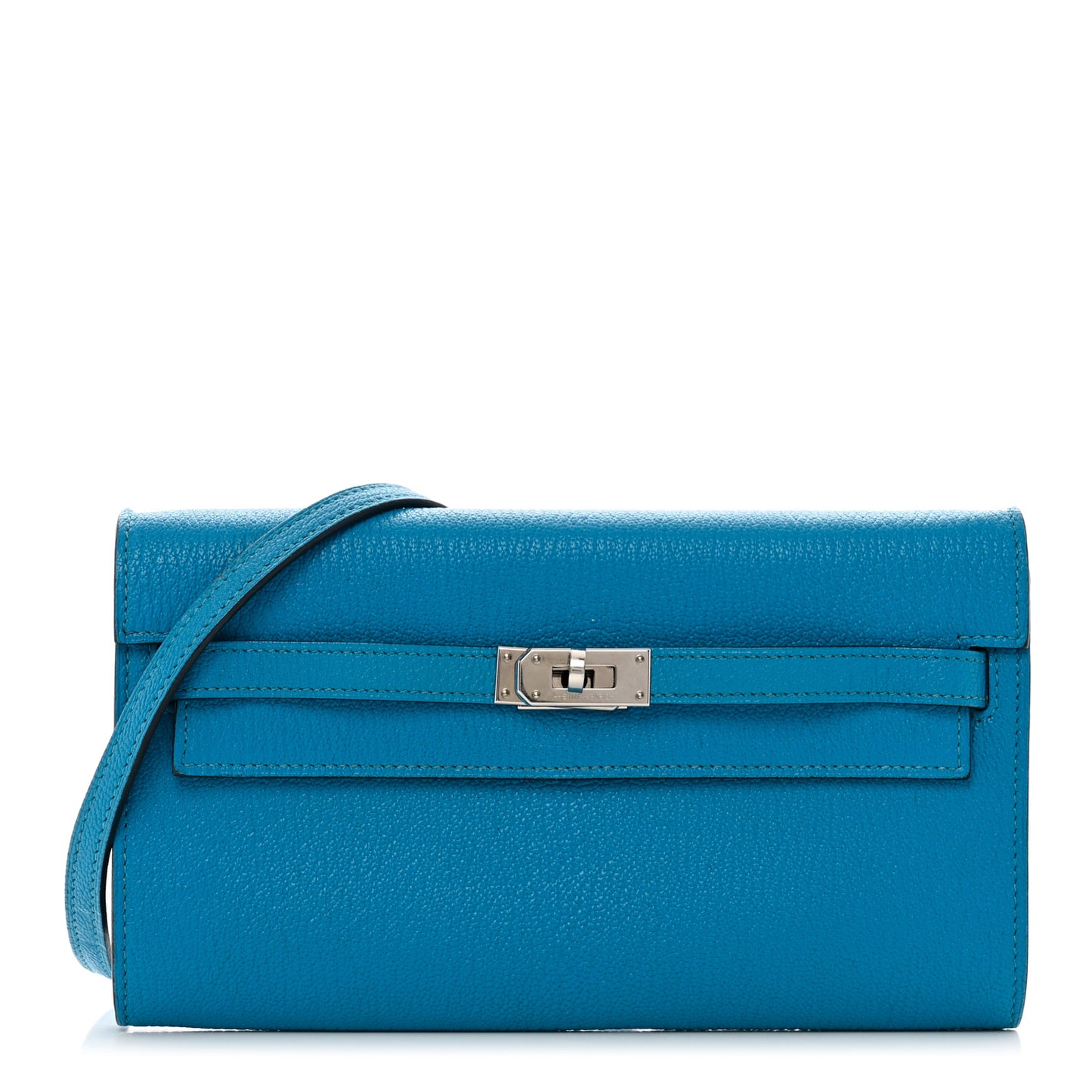 Chevre Mysore Kelly Wallet To Go Bleu Frida