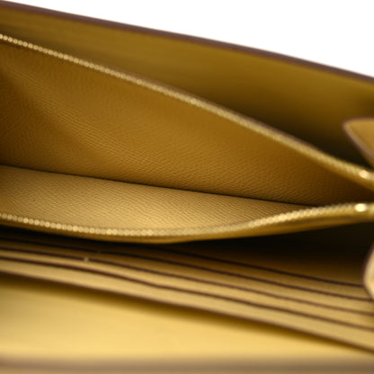 Hermes Epsom Constance Long Wallet To Go Wallet Jaune Poussin 7 of 18