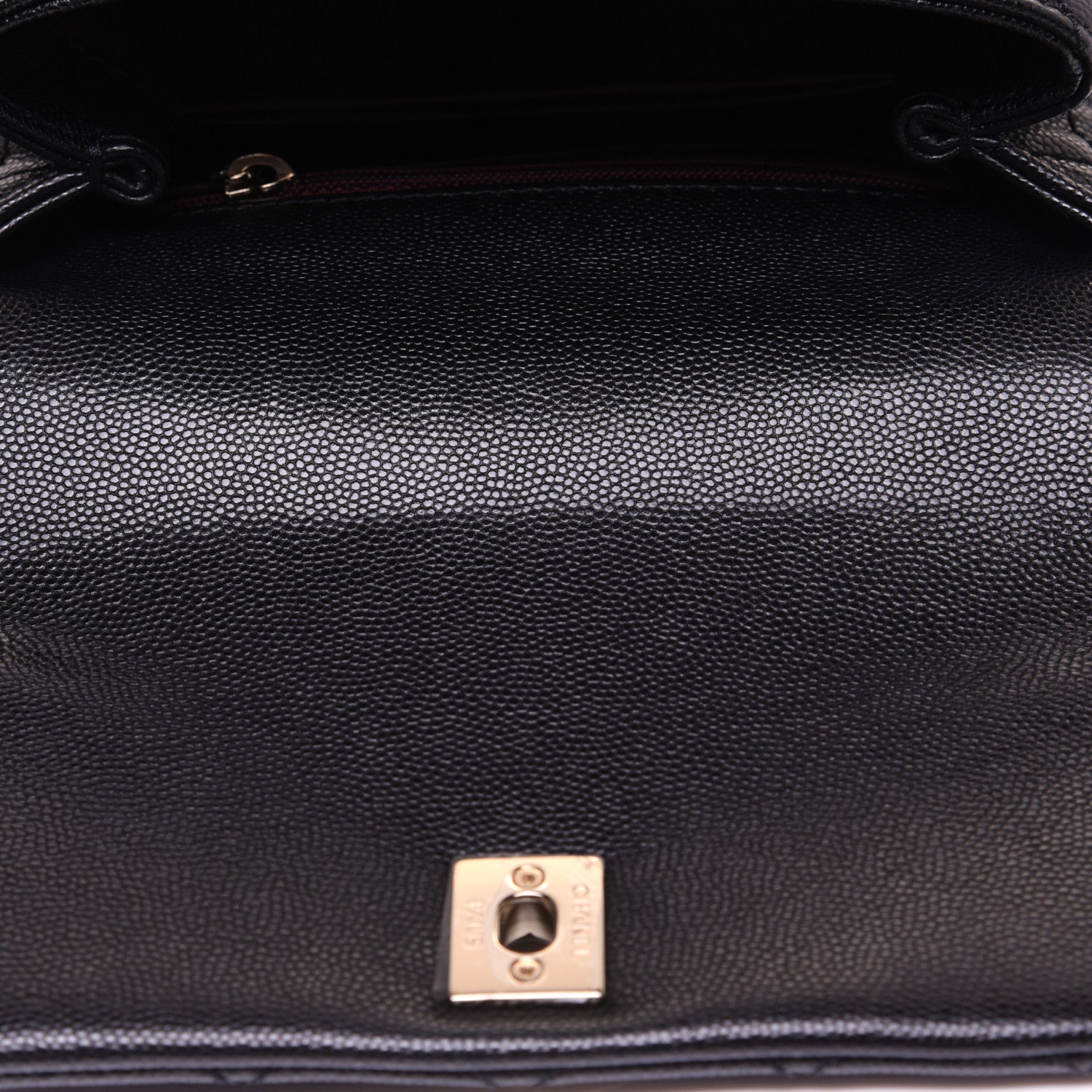 Chanel Caviar Quilted Extra Mini Coco Handle Flap Black 11 of 12
