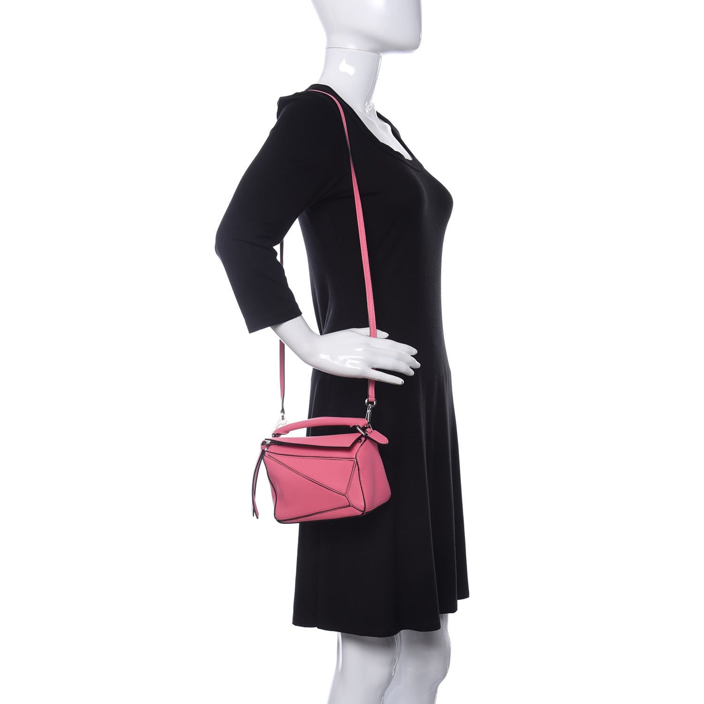 Calfskin Mini Puzzle Bag Wild Rose