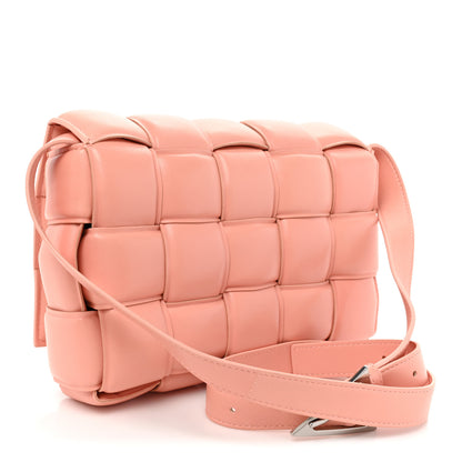Bottega Veneta Nappa Maxi Intreccio Padded Cassette Crossbody Bag Peachy 3 of 14