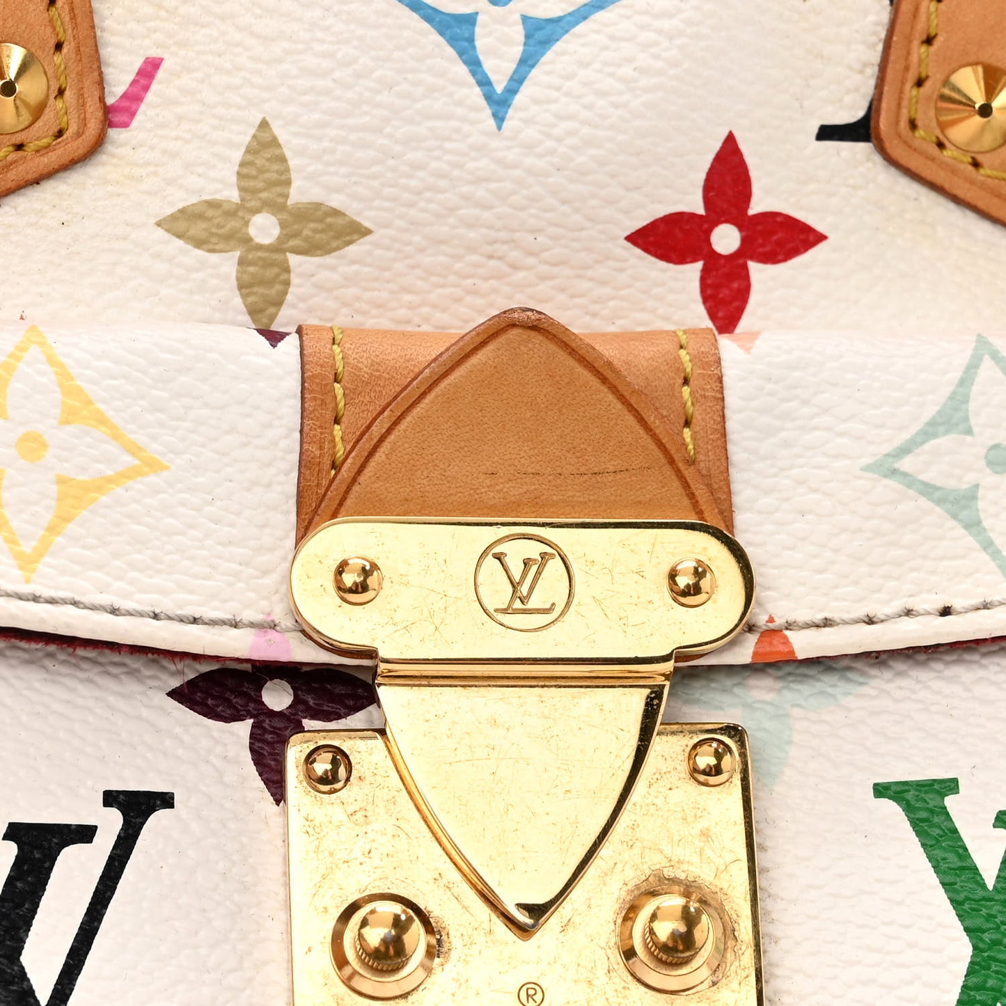 Monogram Multicolor Speedy 30 White