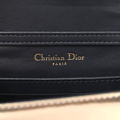 Christian Dior Metallic Patent Micro-Cannage Baby Diorama Flap Bag Gold 7 of 9