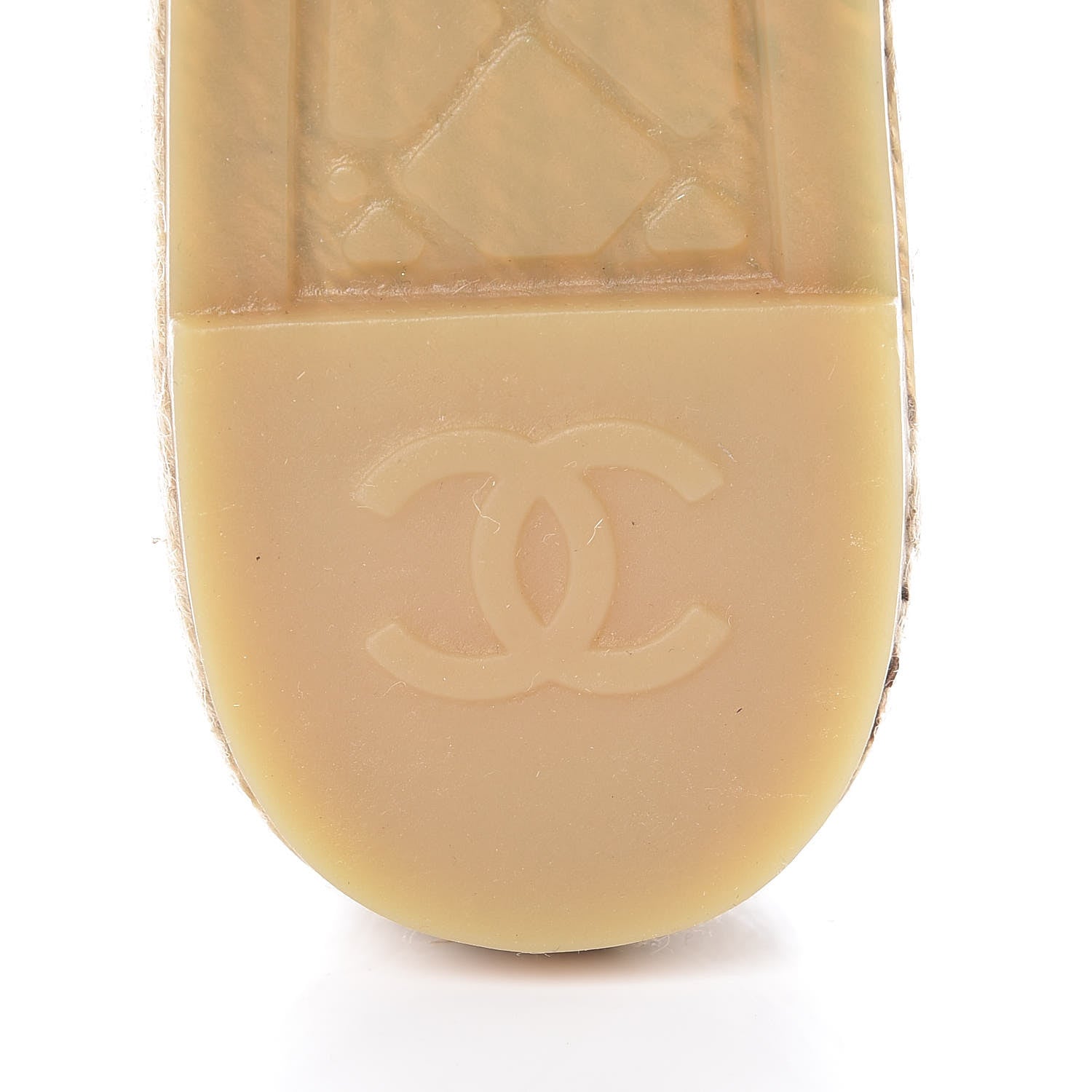 Chanel Laminated Goatskin CC Espadrilles 39 Silver 7 of 11