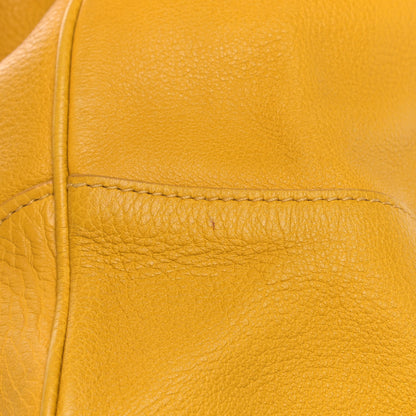 Prada Vitello Daino Braided Tote Mimosa 14 of 14