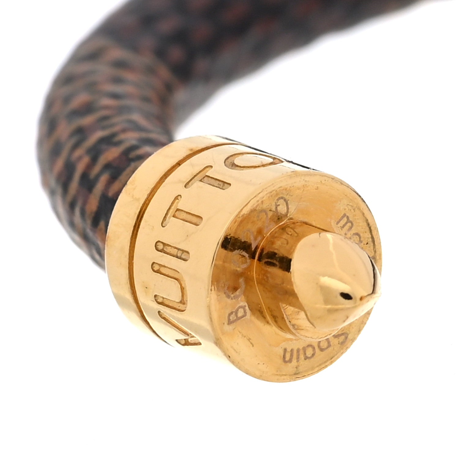 Louis Vuitton Damier Ebene Keep It Bracelet 15 4 of 5