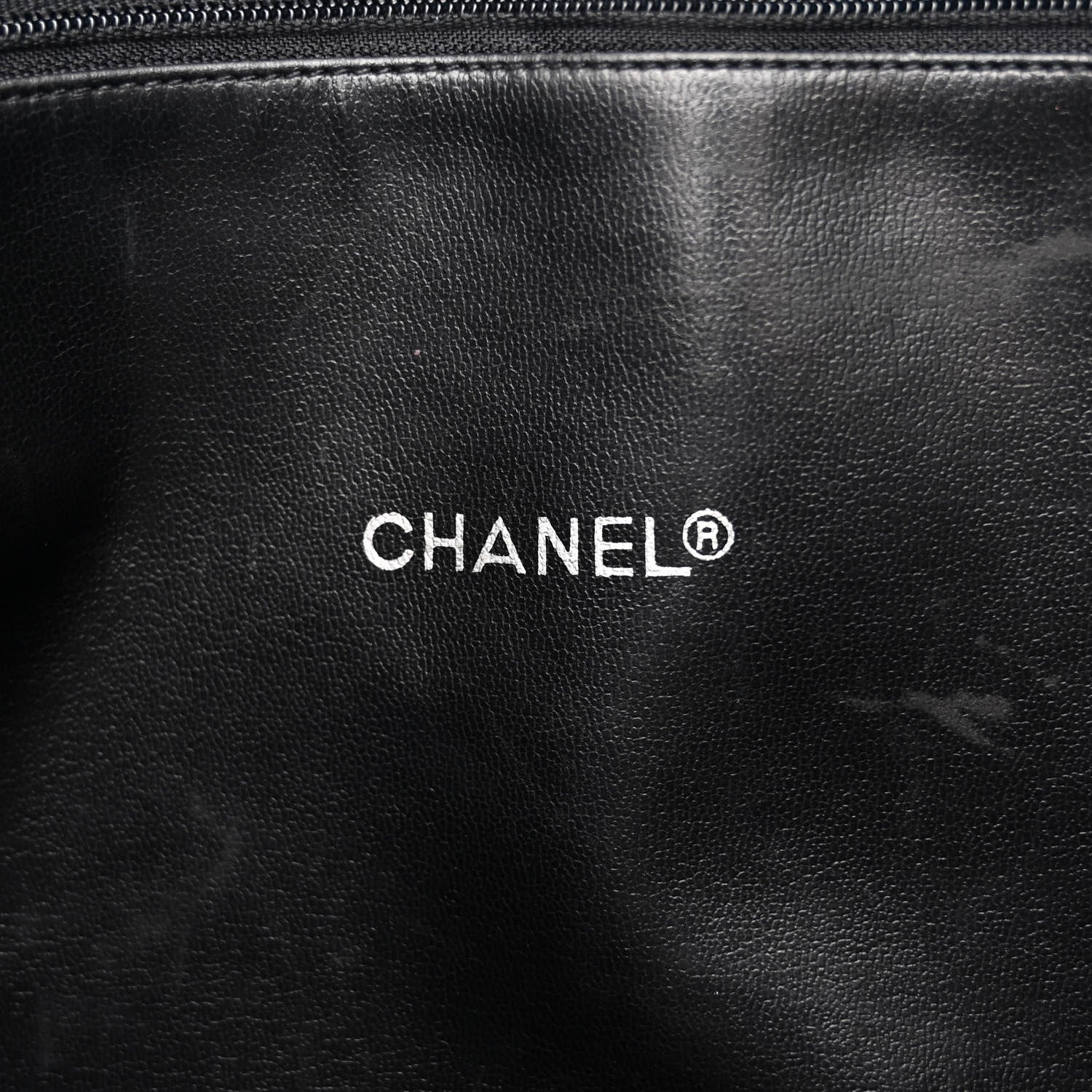 Chanel Lambskin Quilted CC Shopping Tote Black 5 of 15