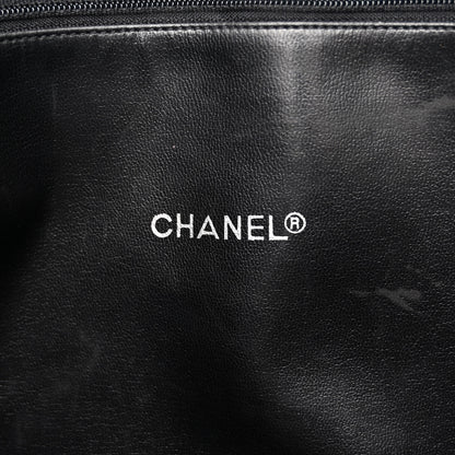 Chanel Lambskin Quilted CC Shopping Tote Black 5 of 15