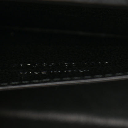 Saint Laurent Calfskin Crocodile Embossed Monogram Small Kate Slide Chain Crossbody Box Bag Black 7 of 10