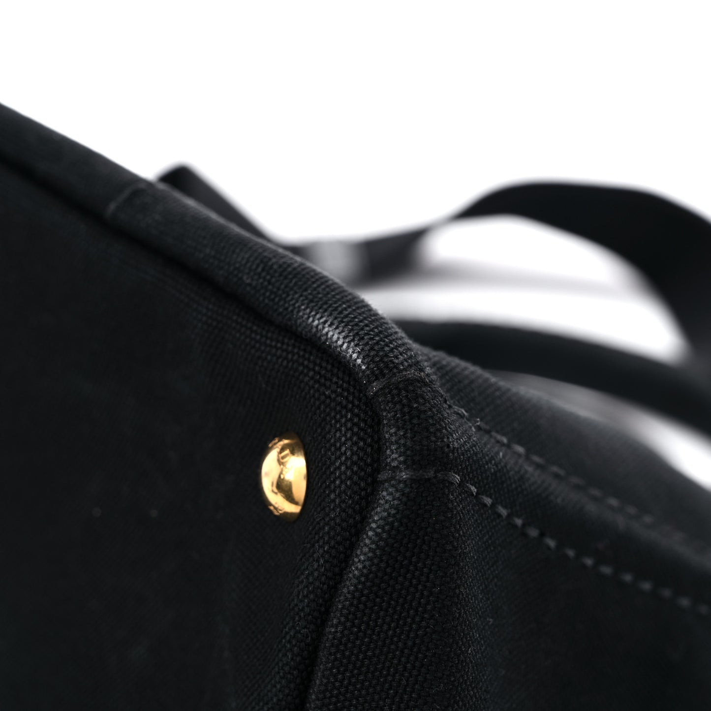 Canapa Small Logo Tote Black
