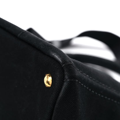 Prada Canapa Small Logo Tote Black 9 of 11