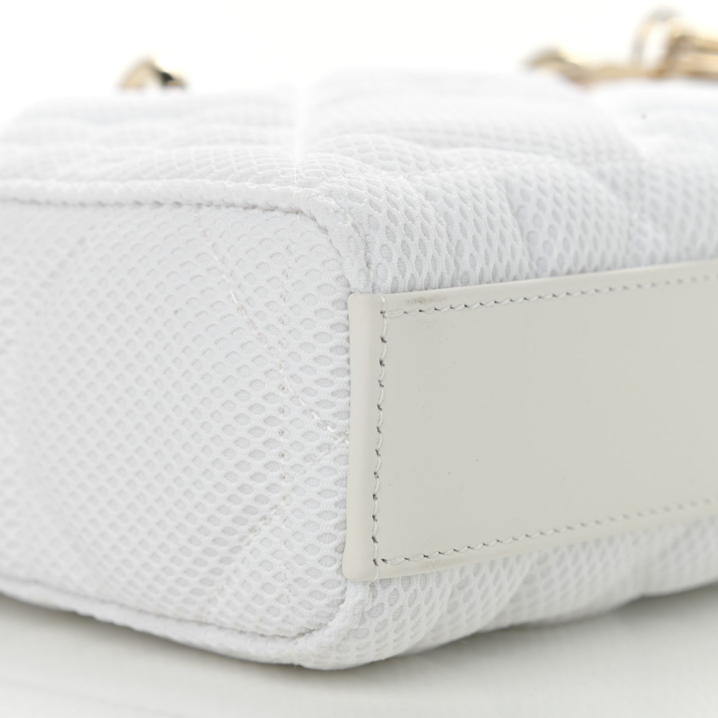Macrocannage Technical Fabric Lady D-Joy White