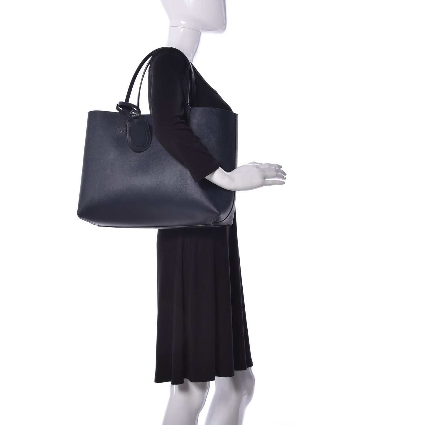 GG Supreme Monogram Blooms Medium Reversible Tote Beige Blue Navy