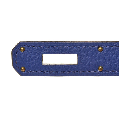 Hermes Togo Kelly Retourne 32 Bleu Electrique 10 of 35