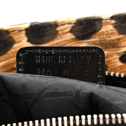 Christian Dior Canvas Leopard Print Medium Lady Dior 7 of 10