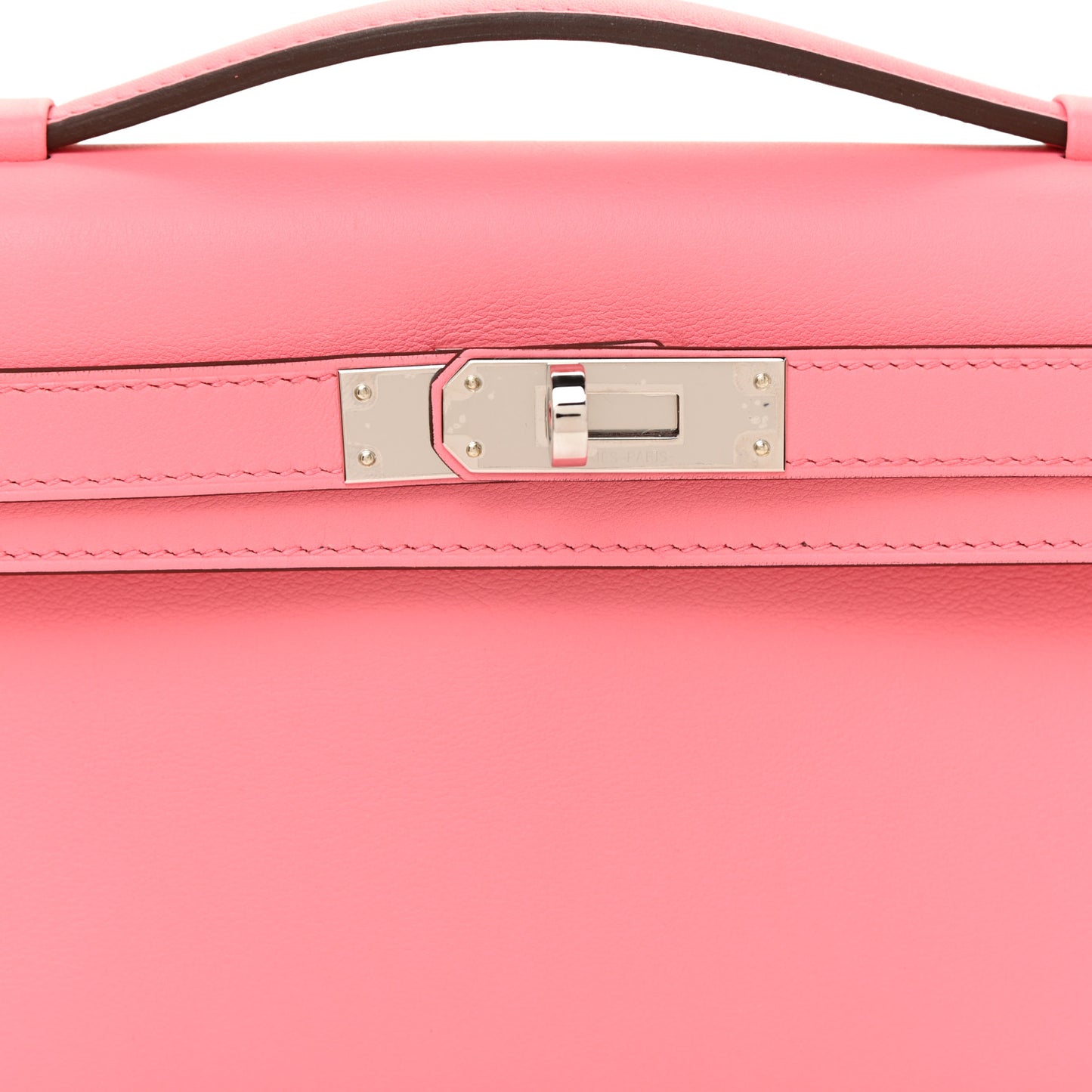 Swift Kelly Cut Clutch Pochette Rose D'Ete