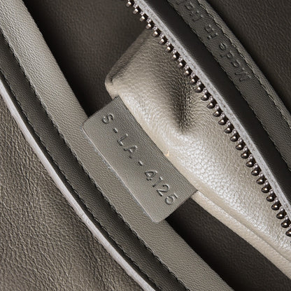 Celine Crocodile Embossed Nubuck Medium Phantom Luggage Beige 14 of 14