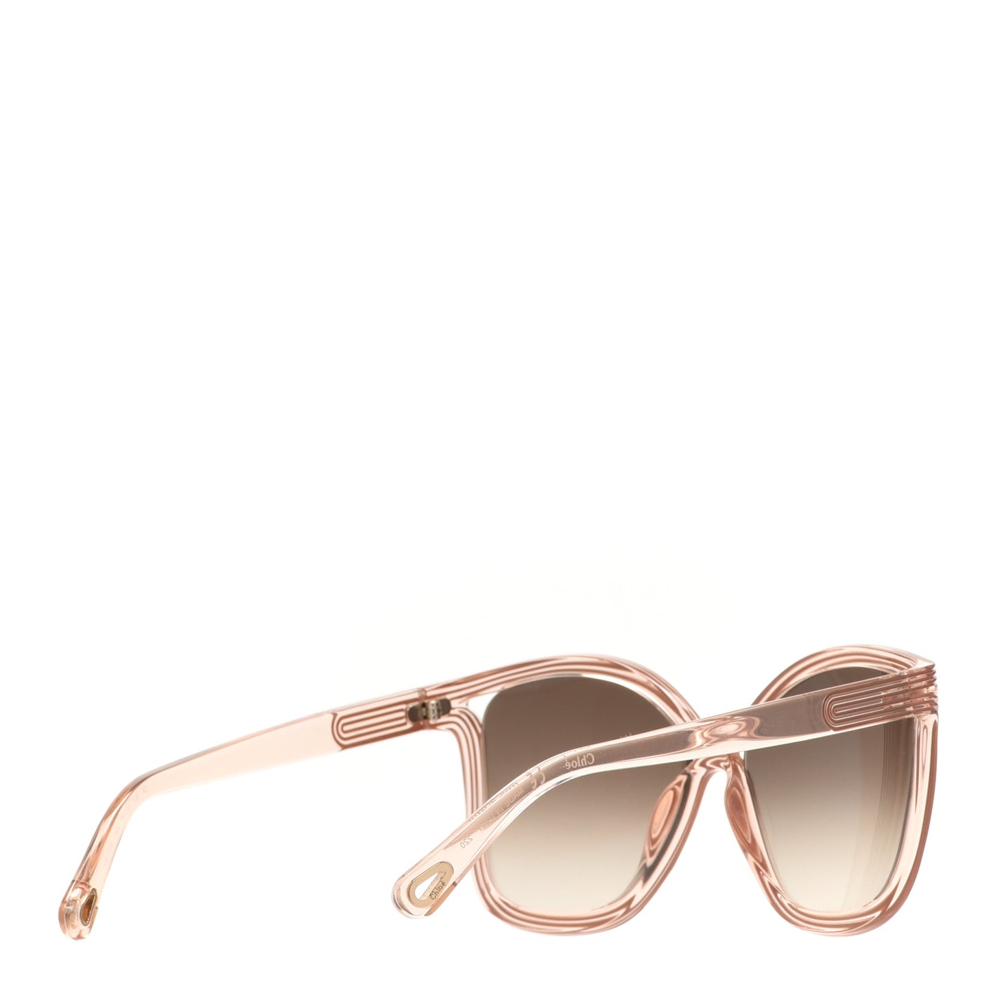 Oversized Square Sunglasses CE737S Peach Pink