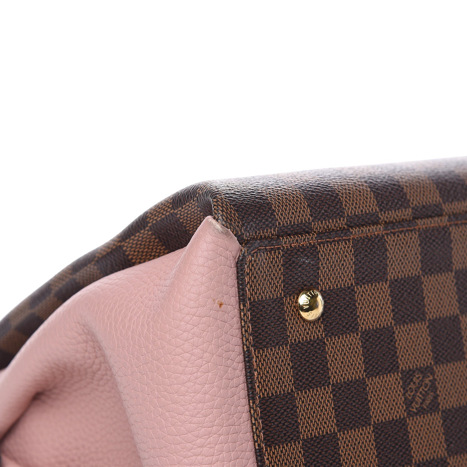Louis Vuitton Cuir Taurillon Damier Ebene Normandy Magnolia 10 of 13