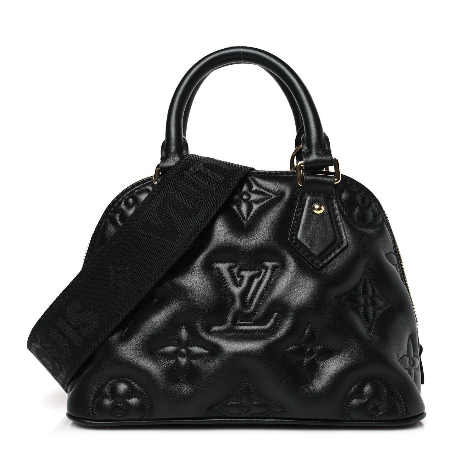 Calfskin Bubblegram Alma BB Black
